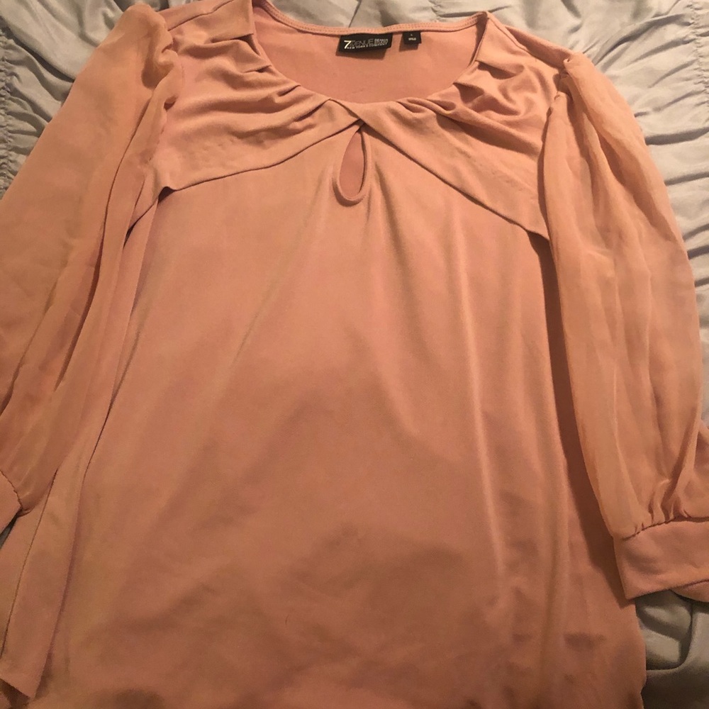 NY&Co blush blouse